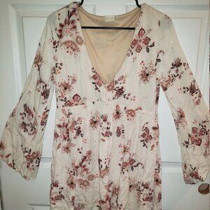 Altard State Bell Sleeve Flowy Tunic Dress M